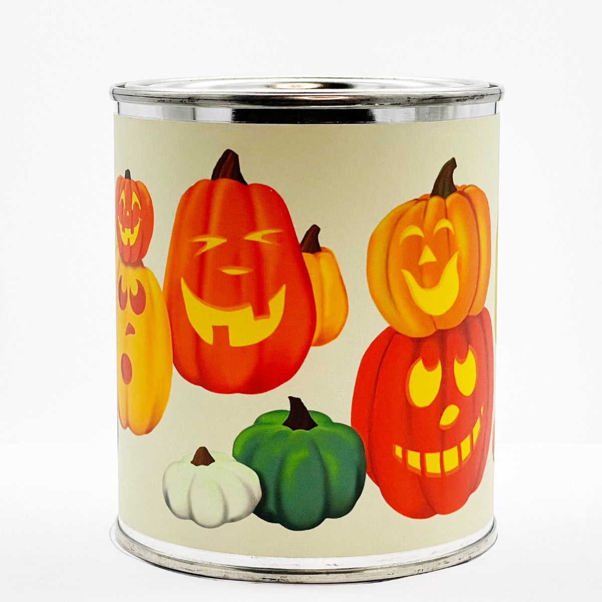 Pumpkin Pattern Custom Candle